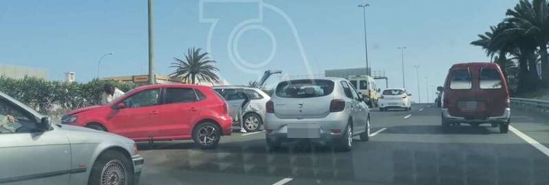 Imagen del accidente ocurrido hace unos minutos/TA.